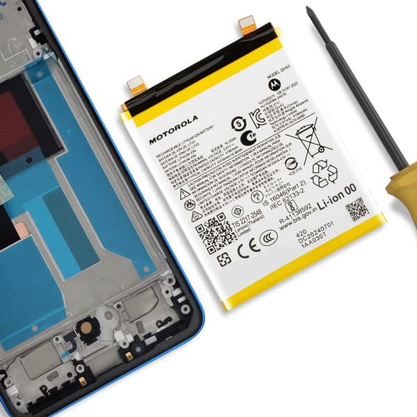 Interna batteri för Motorola Edge 50 Neo 4310mAh QV43 Original Motorola Vit