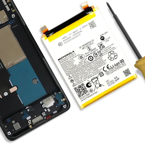 Interna batteri för Motorola Edge 50 Pro 4500mAh QM45 Original Motorola Vit