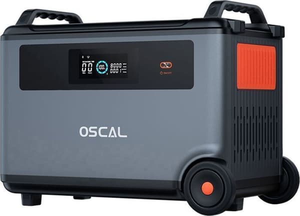 Oscal BP3600 3600Wh extra batteri, utbyggbar upp till 57600Wh för användning med PowerMax 3600/6000 (inte fristående)