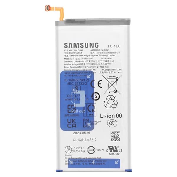 Original Samsung Z Fold 6 Extern Batteri Samsung Svart