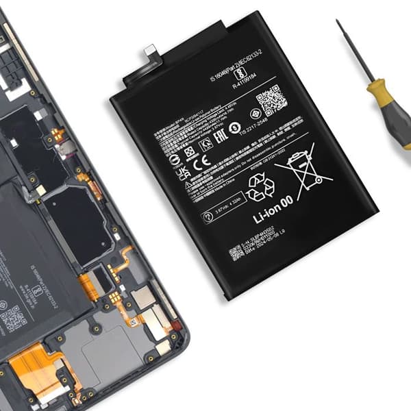 Interna batteri för Xiaomi Pad 6 4420mAh modell BP4N Vit