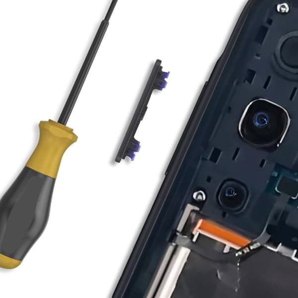 Volymknapp för Samsung Galaxy A16 Blå Natt
