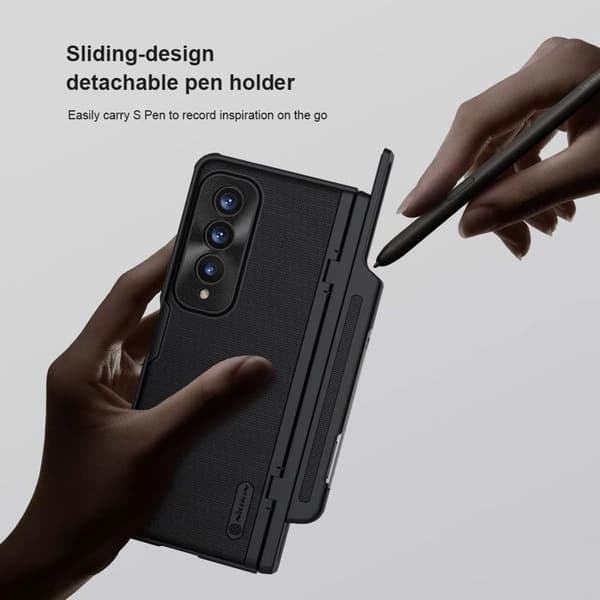 Nillkin Super Frosted Baksida för Samsung Galaxy Z Fold 4 Svart