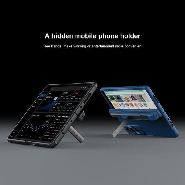 Nillkin Super Frosted Baksida för Samsung Galaxy Z Fold 4 Svart