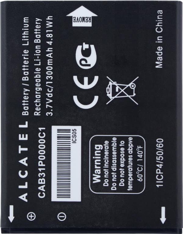 Alcatel akku 1300mAh Li-Ion ONETOUCH 4033D (bulkki)