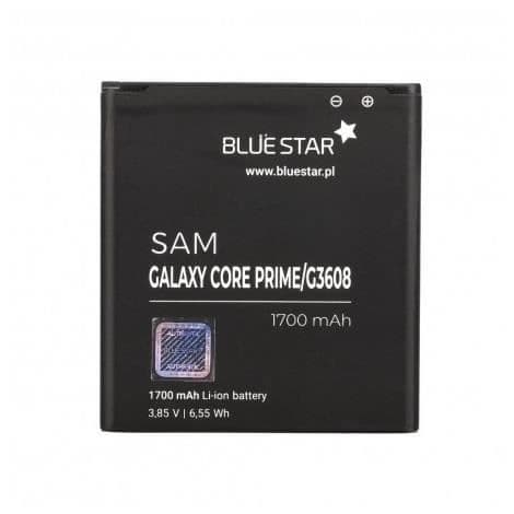 Batteri Blue Star Premium 1700 mAh Snabbladdning 2.0 Samsung Galaxy Core Prime G3606 / G3608 / G3609