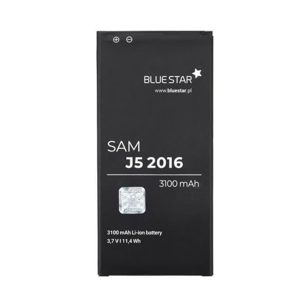 Blue Star internt batteri kompatibelt med Samsung Galaxy J5 2016 3100mAh Li-Ion