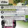 Miniatyrbild 4 av 5: vhbw 1x Batteri kompatibel med Gardena R38Li, R40Li, R45Li, R50Li, R70Li, R75Li, R80Li, 124562 Gräsklippare (2000mAh, 18V)