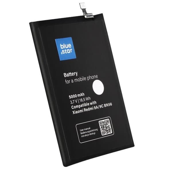 Internt batteri Xiaomi Redmi 9A, 9C och Poco M2 Pro 5000mAh BN56 Blue Star Black