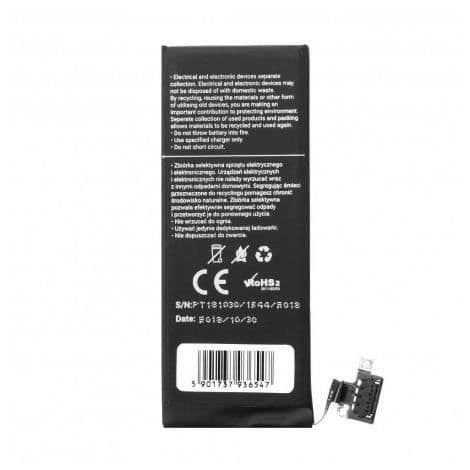 Batteri Lithium Ion Bluestar Premium 1430mAh för iPhone 4S - Snabbladdning 2.0