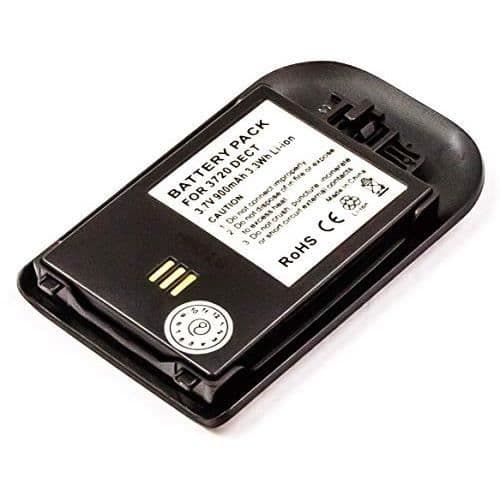 Sladdlöst telefonbatteri 3,3Wh Li-ion 3,7V 900mAh Avaya DH4, 3725 DE
