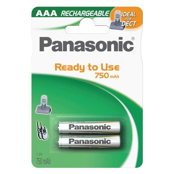Wentronic 62298 AAA Laddare - Grön, Vit - Nickelmetallhydrid - Kapacitet 750mAh