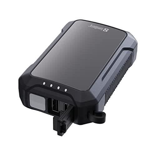 Externt batteri SANDBERG - HANDVÄRMARE POWERBANK 10000 - Litiumjon - 10000 mAh Svart