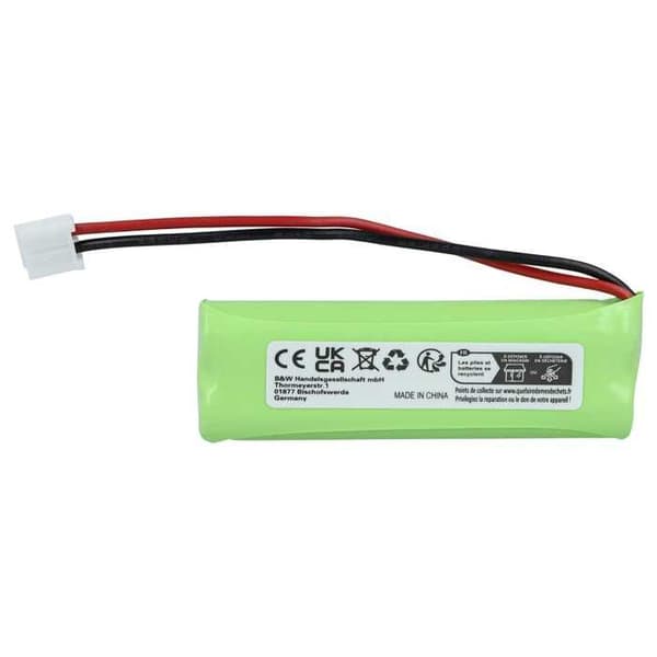 vhbw 3x Batteri kompatibel med Swissvoice DP500, DP500 Eco Plus, DP550, DP550 Eco Plus, DP550 BT trådlös fast telefon (500mAh)
