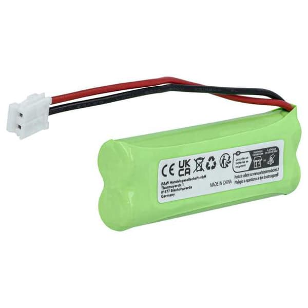 vhbw 3x Batteri kompatibel med Swissvoice DP500, DP500 Eco Plus, DP550, DP550 Eco Plus, DP550 BT trådlös fast telefon (500mAh)