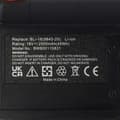 Miniatyrbild 5 av 5: vhbw Batteri kompatibel med Gardena AccuJet Li-18 (9335-20), PowerMax Li-18/32 5039-20 gräsklippare sax (2500mAh, 18V, Li-ion) -