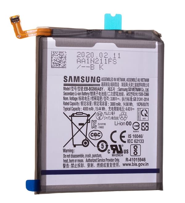 Originalt batteri EB-BG980ABY til Samsung Galaxy S20 SM-G980 SERVICE PACK