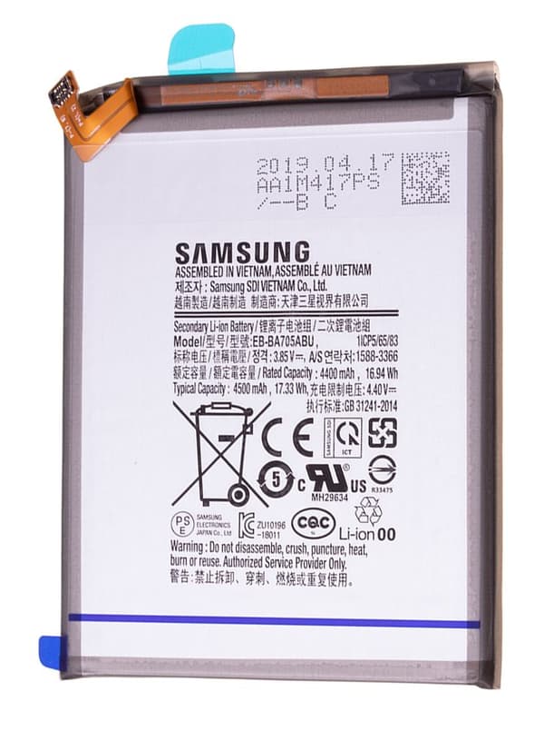 Alkuperäinen akku EB-BA715ABY Samsung Galaxy A71 SM-A715 -laitteelle HUOLTOPAKKAUS