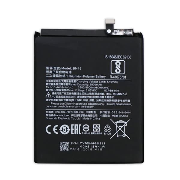 Batteri för Xiaomi Redmi Note 8T / Redmi 7 BN46 4000mAh + Monteringstejp