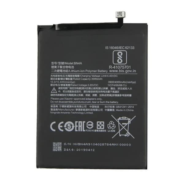 Batteri til Xiaomi Redmi Note 7 / 7 Pro BN4A 4000mAh 3.85V + Monteringstape