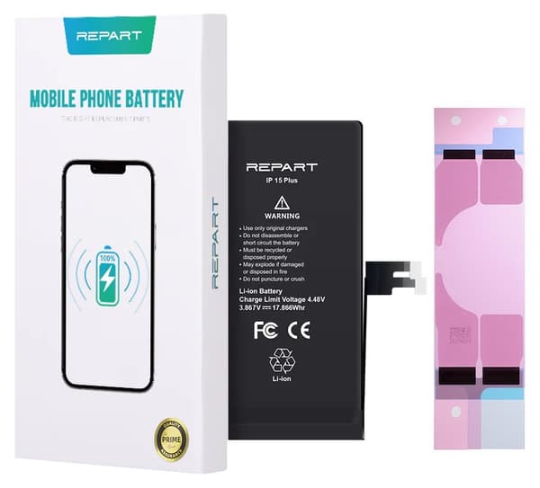 Batteri iPhone 15 Plus Batteri Øget kapacitet 4620mAh REPARATION
