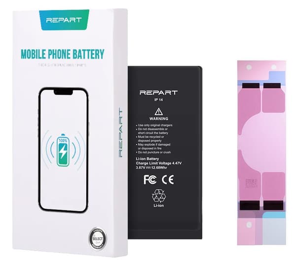 Akku Apple iPhone 14:lle 3279mAh ilman BMS:ää REPART