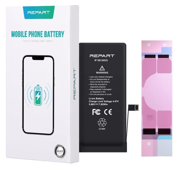 Batteri Batteri til Apple iPhone SE 2022 2018mAh REPARATION