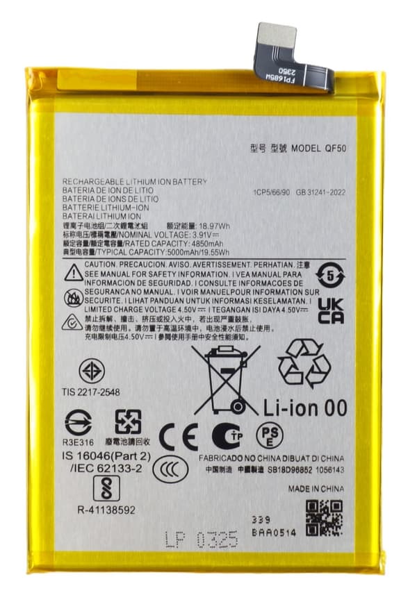 Batteriakkumulator til Motorola Moto G04 G24 G24 Power 3.91V 5000 mAh