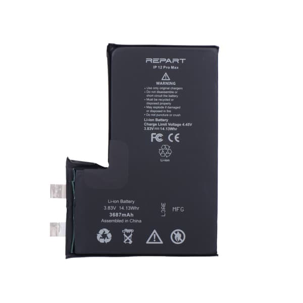 Batteri till Apple iPhone 12 Pro Max 3687mAh utan BMS