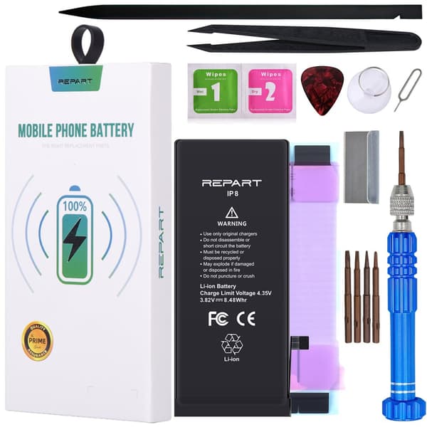 Apple iPhone 8 REPART 2220mAh akku, suurempi kapasiteetti