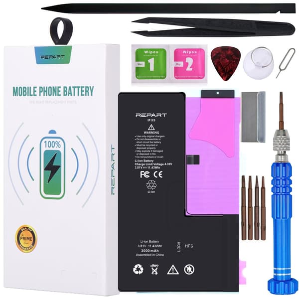 Batteri för Apple iPhone XS REPART 3000mAh större kapacitet