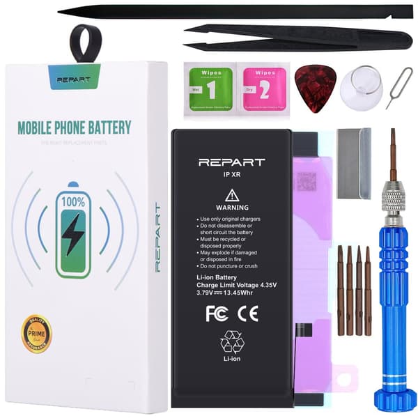 Apple iPhone XR Batteri REPART 3550mAh større kapacitet