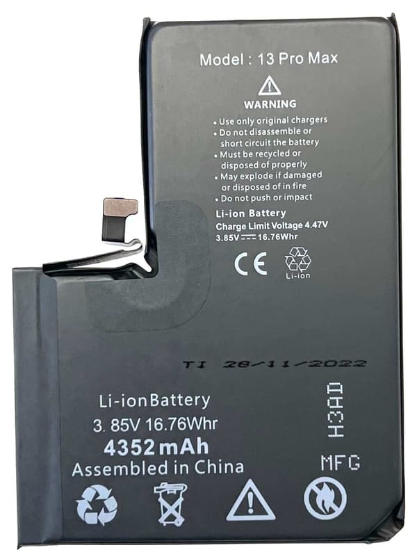 Batteri til Apple iPhone 13 Pro Max 4352 mAh