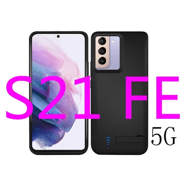 Kannettava Akku Latauskotelo, 5000mAh Kapasiteetti, Suojaava Muotoilu,Galaxy S21 FE