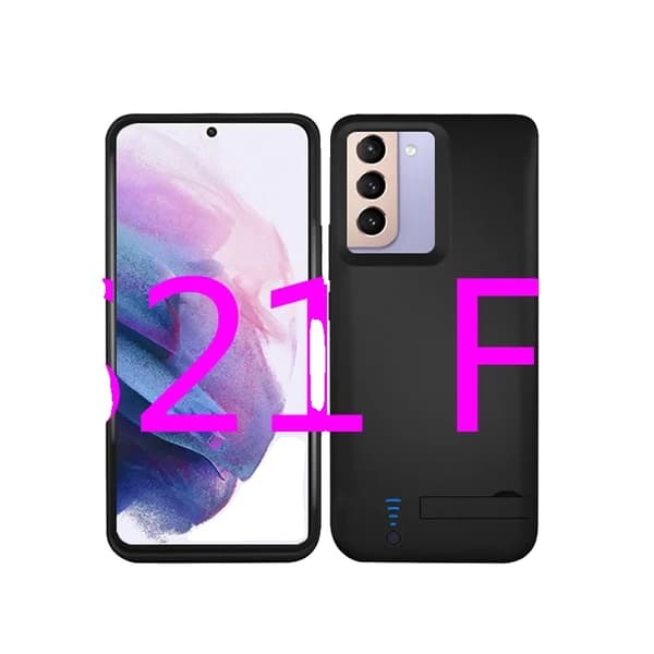 Kannettava Akku Latauskotelo, 5000mAh Kapasiteetti, Suojaava Muotoilu,Galaxy S21 FE