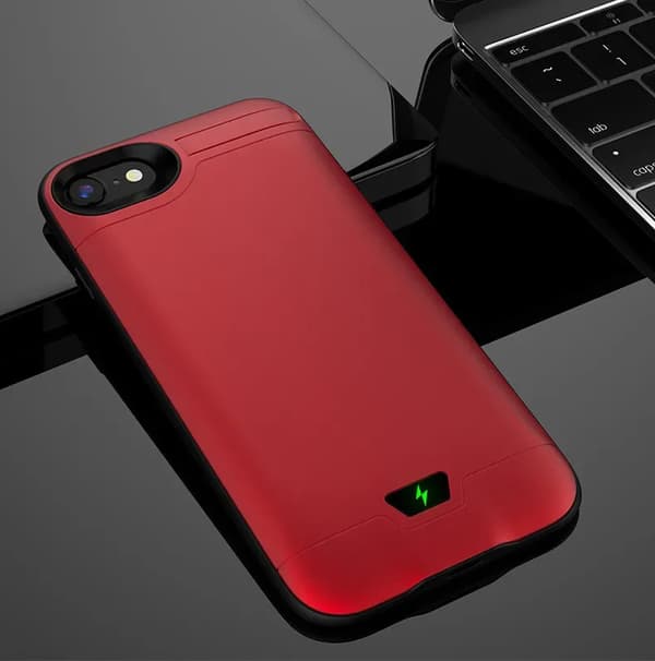 Akku kotelo, 8000mAh kapasiteetti, ohut muotoilu,iPhone 6 7 8 se23:lle