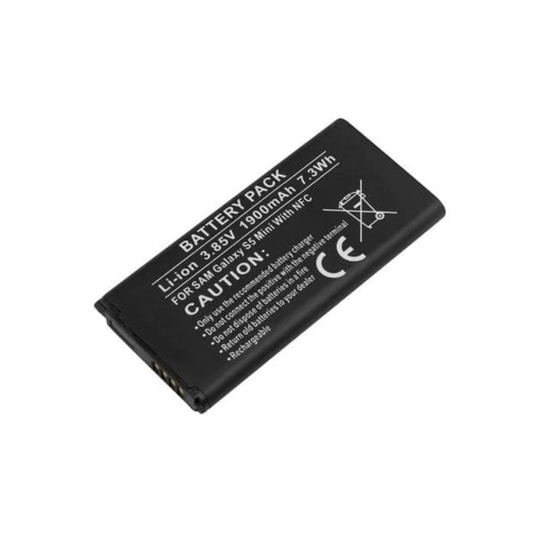 Batteri kompatibel med Galaxy S5 mini 3,85V Li-ion 1900mAh med NFC 7,3Wh