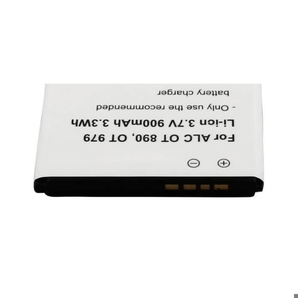 Ersättningsbatteri för Alcatel OT 890 OT 979 3,7V 900mAh Li-ion Vit