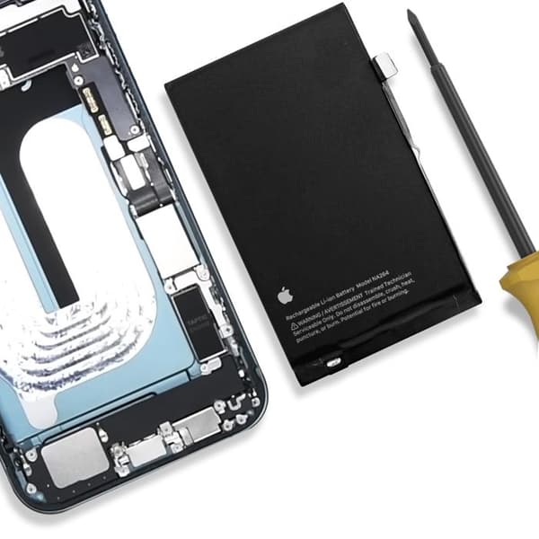 Batteri för iPhone 16 3561mAh modell NA264 Svart