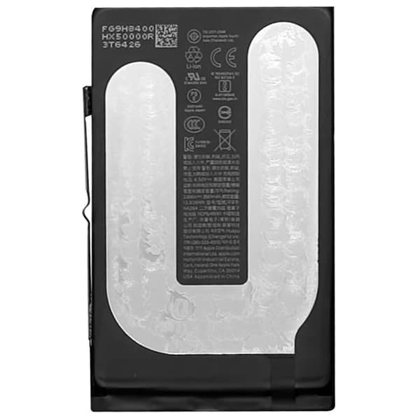 Batteri för iPhone 16 3561mAh modell NA264 Svart