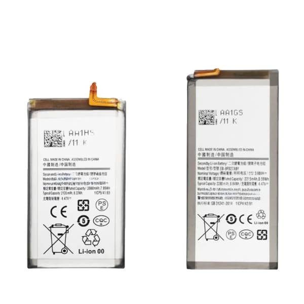Erstatningsbatteri, kompatibelt med Fold 3 5G, 2201mAh - 2800mAh kapacitet, CE- og ROHS-certificeret,926 og 927