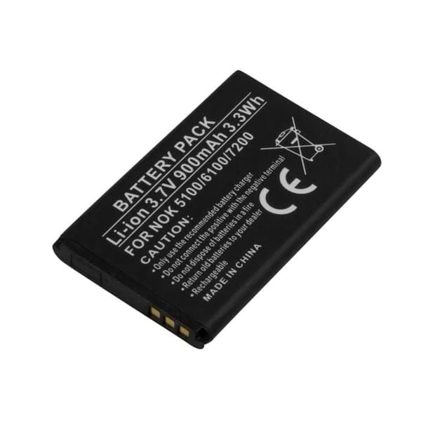 Ersättningsbatteri för Nokia 5100 / 6100 / 7200 Li-ion 3,7V 900mAh