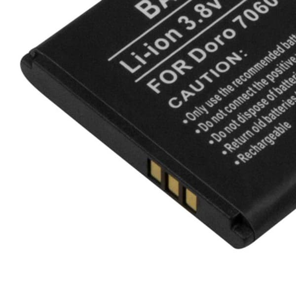 Batteri för Doro 7070 / 7060 / 7050 Li-ion 3.8V 1350mAh 5.1Wh Ref DBS-1350A