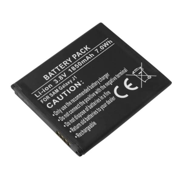 Batteri för Samsung Galaxy J1 Li-ion 3.8V 1850mAh 7Wh Svart