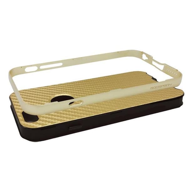 Mercury Bumper Skin Skal till Apple iPhone 6S Gold