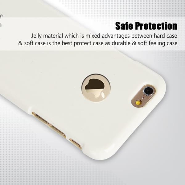 Mercury Flexicase Skal till Apple iPhone 6(S) Plus - Vit