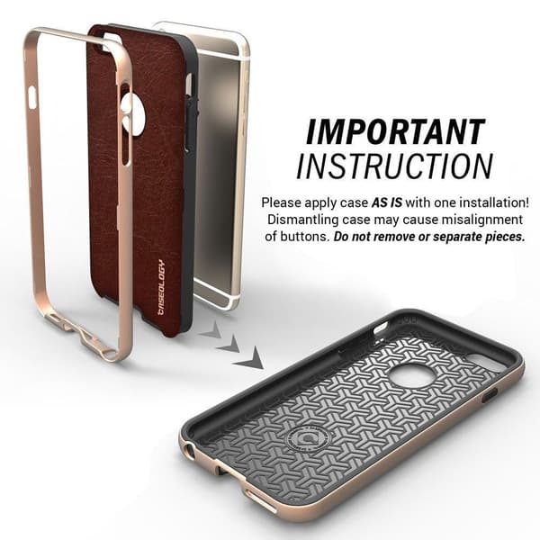 Caseology Bumper Frame Skal till Apple iPhone 6 / 6S  - Brun