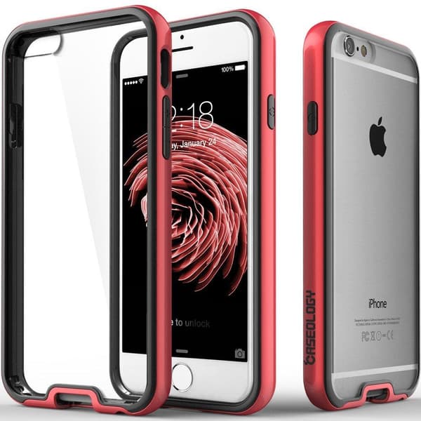 Caseology Fusion Bumper Skal till Apple iPhone 6 / 6S  - Röd