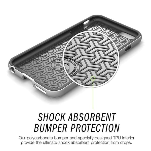 Caseology Bumper Frame Skal till Apple iPhone 6(S) Plus - MörkGrå
