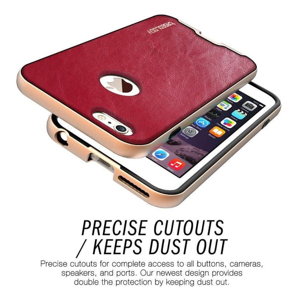 Caseology Bumper Frame Skal till Apple iPhone 6(S) Plus- Röd